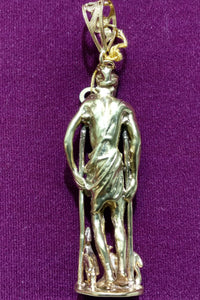 Solid Diamond Lazarus 3D Pendant 10K - Lucky Diamond 恆福珠寶金行 New York City 169 Canal Street 10013 Jewelry store Playboi Charlie Chinatown @luckydiamondny 2124311180