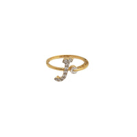 Initial Letter J Ring (14K)