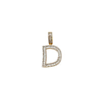 Baguette & Round Diamond Initial Letters (14K)