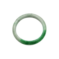 Light and Dark Green Jade Bangle