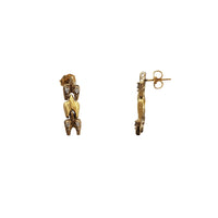 Diamond Mobile Claw Stud Earrings (14K)