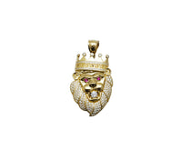 Lion Head Pendant (14K)
