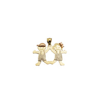 Little Kid "Boy & Girl" Pendant (14K)