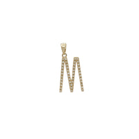Diamond Letter "M" Pendant (14K)
