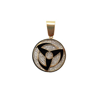 Diamond Mangekyou Sharingan Obito Pendant (14K) Popular Jewelry New York