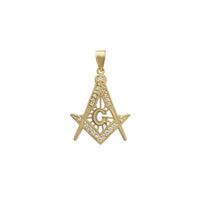 Zirconia Masonic Pendant (10K)