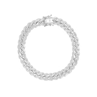 Solid Miami Cuban Bracelet (14K).