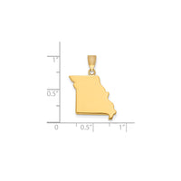 Plain Missouri State Pendant (14K)