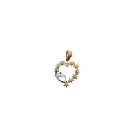 Mom and Baby Heart Pendant (14K)