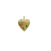 Heart Lock "Mom" Pendant (14K)