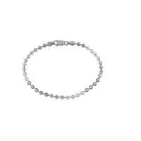 Moon-Cut Ball Bracelet (Silver)