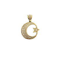 Moon & Star Pendant (14K)
