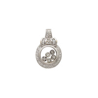 Round Moveable Diamond Pendant (14K)