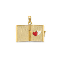 My Love Story Book Pendant (14K)
