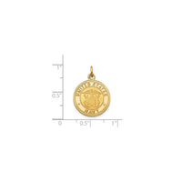 United States Navy Medallion Pendant (14K)
