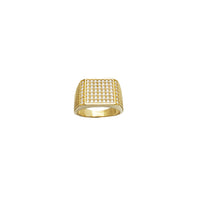 Square CZ Ring (14K)