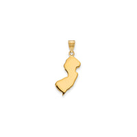 Plain New Jersey State Pendant (14K)