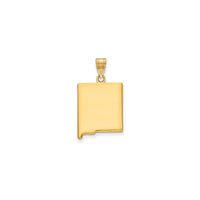 Plain New Mexico State Pendant (14K)