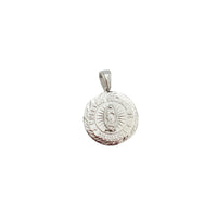 Round Medallion Nuestra Sr. de Guadalupe Pendant (Silver)
