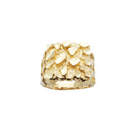 Square Nugget Man Ring (14K)