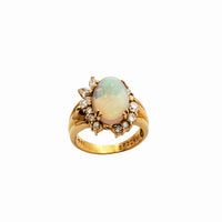 Diamond & Opal Cocktail Ring (18k)
