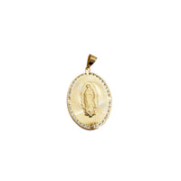 Oval Shape Guadalupe Pendant (14K)