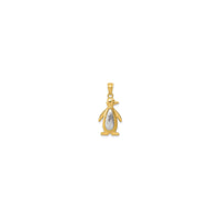 Two-Tone Penguin Pendant (14K)