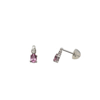 Pink Sapphire Stud Earrings (14)
