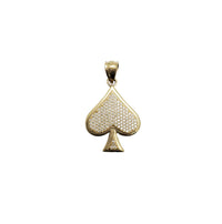 Iced-Out Spades Pendant (14K)