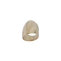 Plain Done Ring (14K)