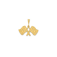 Racing Flag Pendant (14K)