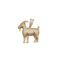 Iced-Out Ram Pendant (14K)
