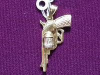 Revolver Tri-Gold Pendant 14K - Lucky Diamond 恆福珠寶金行 New York City 169 Canal Street 10013 Jewelry store Playboi Charlie Chinatown @luckydiamondny 2124311180