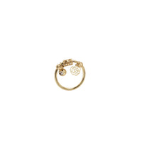 Dangling Charms Ring (14K)