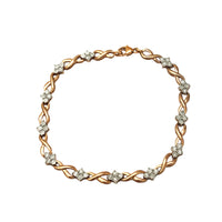 Infinity Diamond Rose Gold Bracelet (10K).