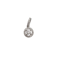 Round Cubic Zirconia Pendant (Silver)