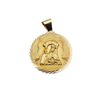 Diamond-Cut Mary "Lady of Altagracia" Medallion Pendant (14K)