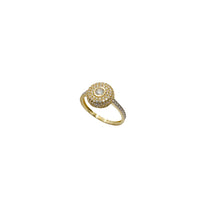 Iced-Out Round Shaped Ring (14K)