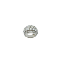 Pave Concave Fash Pave Ring (Silver)