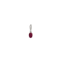 Ruby & Diamond Pendant (14K)