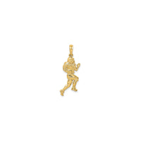 Running Football Player Pendant (14K)
