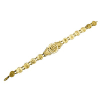 Saint Barbara Multi Saints Medallion Bracelet (10K)