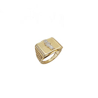 Two Tone Saint Jude Ring (14K)