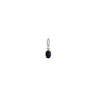Blue Sapphire & Diamond Pendant (14K)