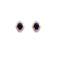 Sapphire Stud Earrings (14K)