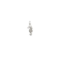Textured Seahorse Pendant (Silver)