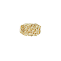 Square Nugget Man Ring (14K)