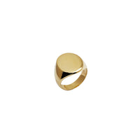 Oval Shape Signet Ring (14K)