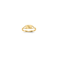 Baby-Sized Rectangle Signet Ring (14K)