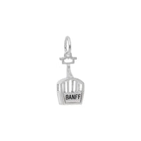 Banff Skiing Gondola Pendant (Silver) main - Popular Jewelry - New York